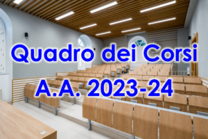 Offerta formativa Baccalaureato in Sacra Teologia A.A. 2023-24