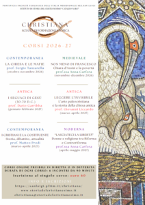 Locandina corsi 2026-27