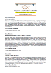 Programma corsi 2026-27